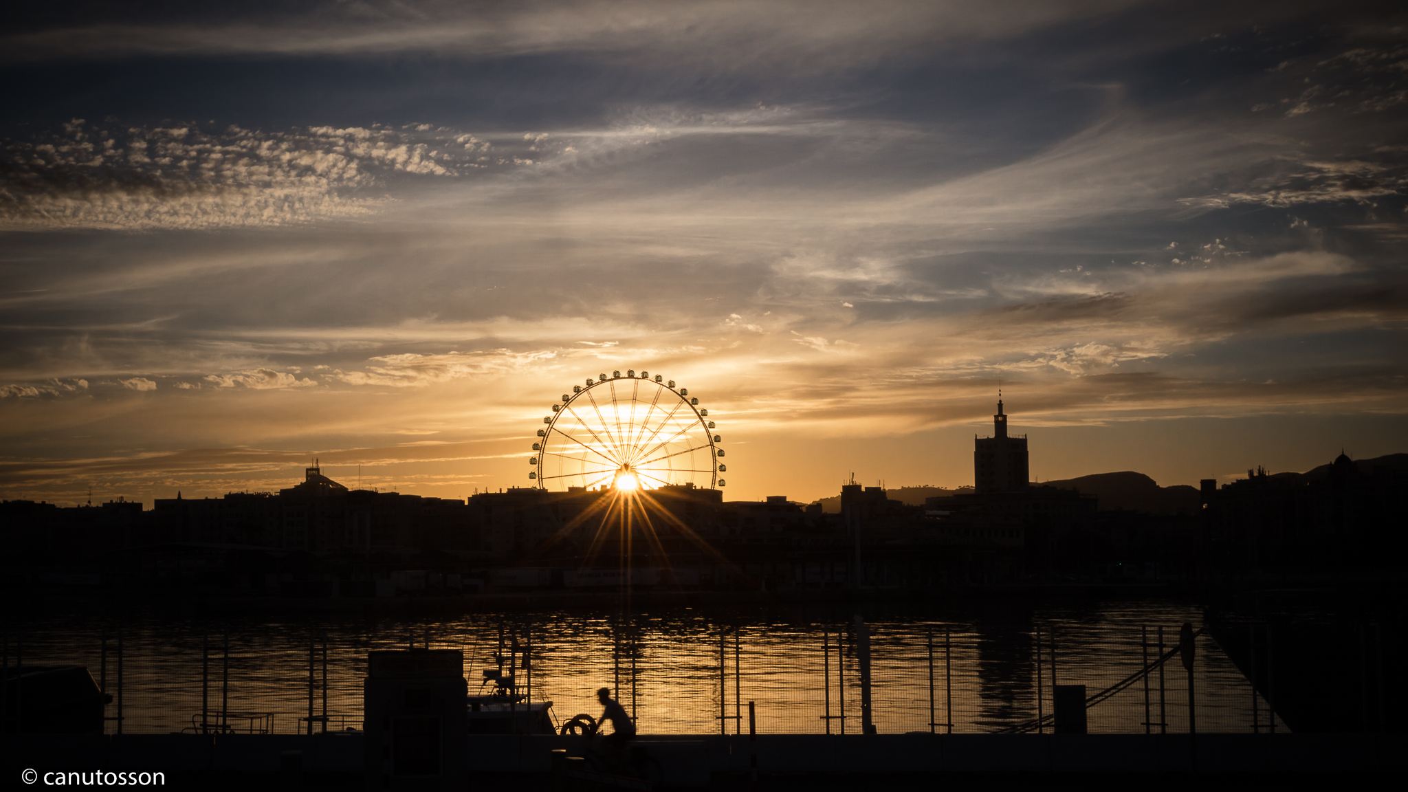 Noria puerto de Málaga