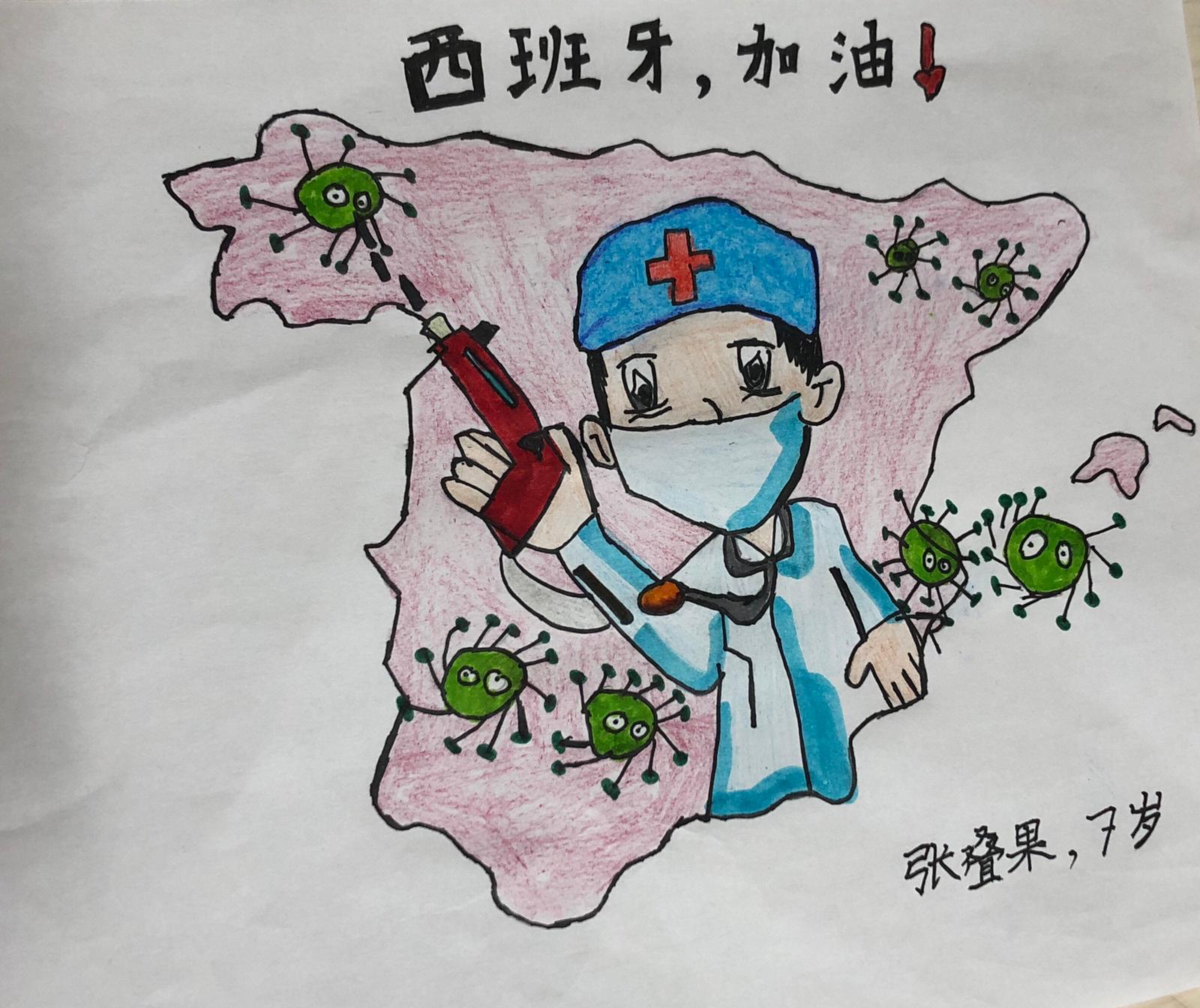 Luchando contra el virus.