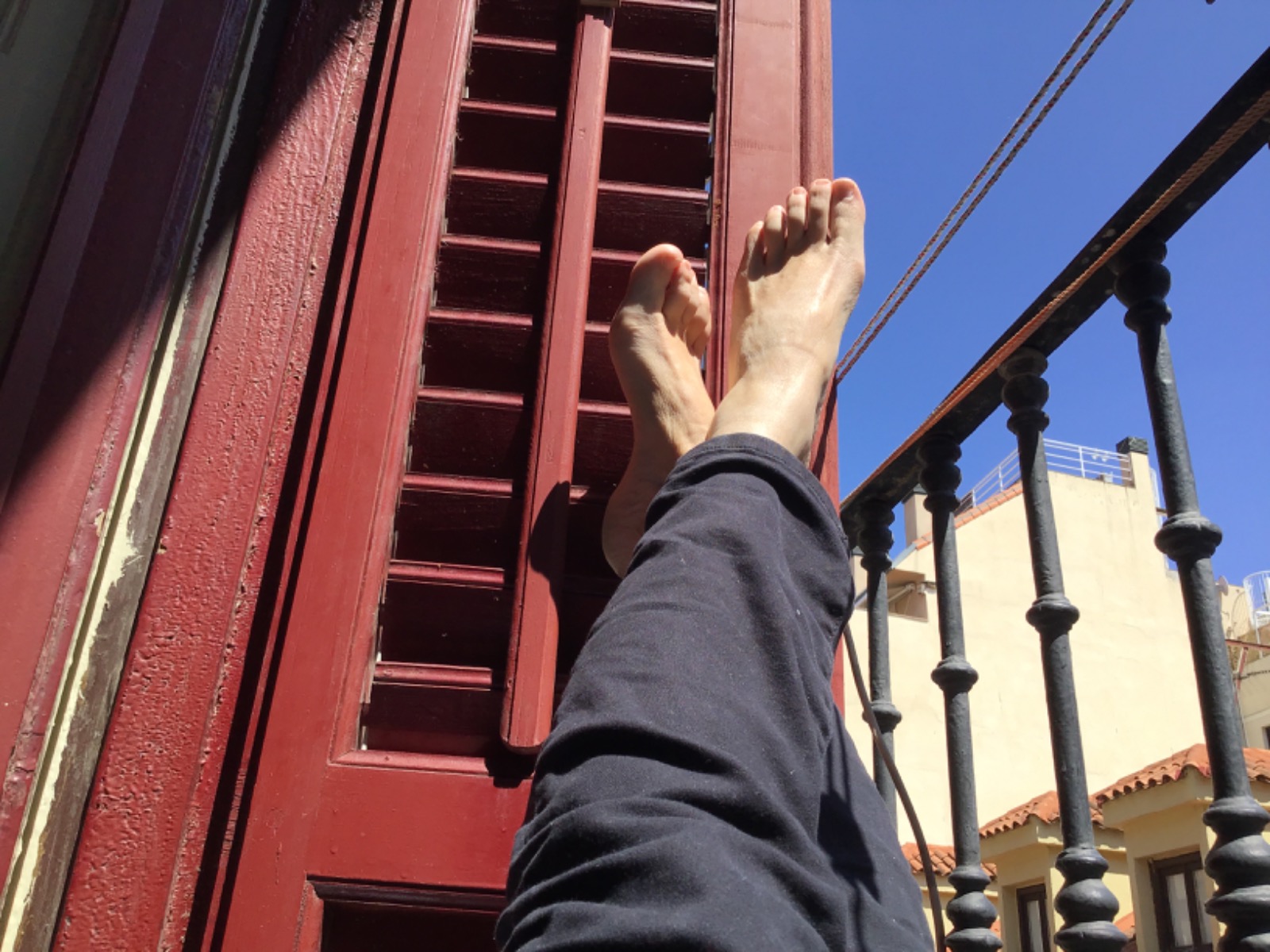 No tengo el Parque del Retiro a mano pero tengo balcón. De Celia Martínez, Madrid.