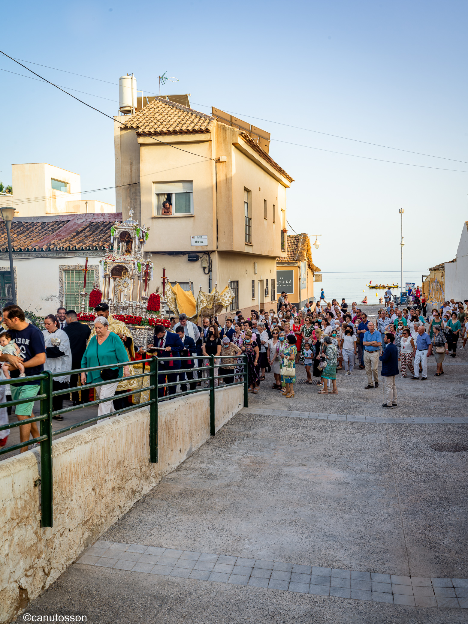 Saliendo del Pedregalejo por la calle Pedrito el Practicante, Pedro Román García
