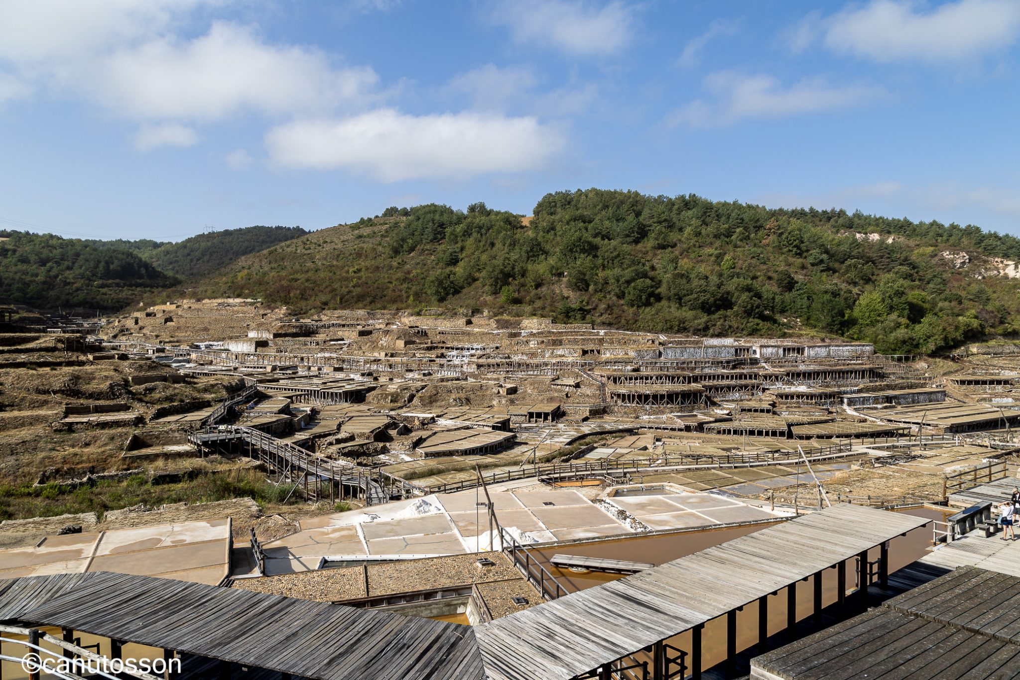 Panorama del Valle Salado de Añana.