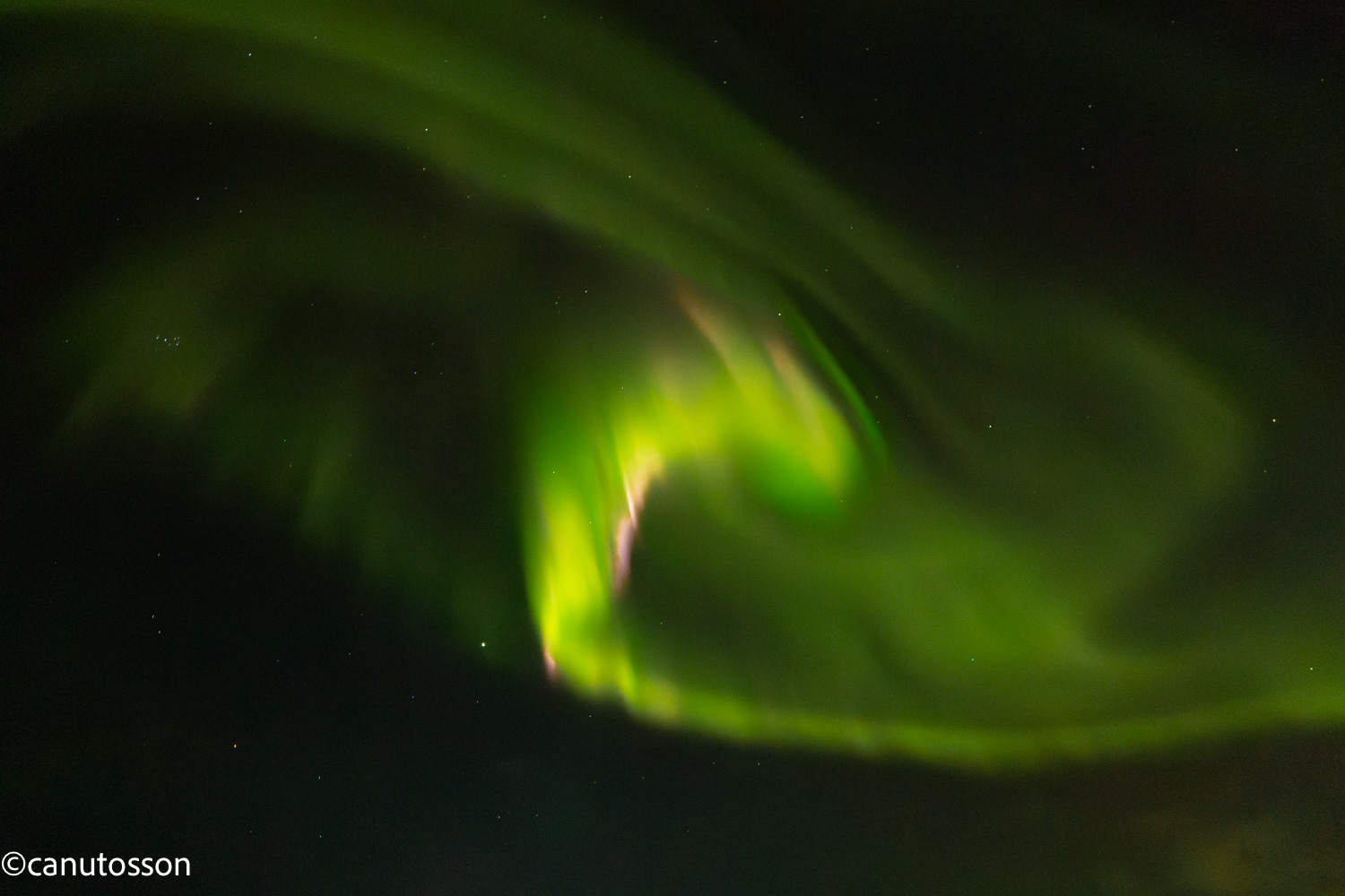 Jukkasjärvi/Kiruna, auroa boreal 2