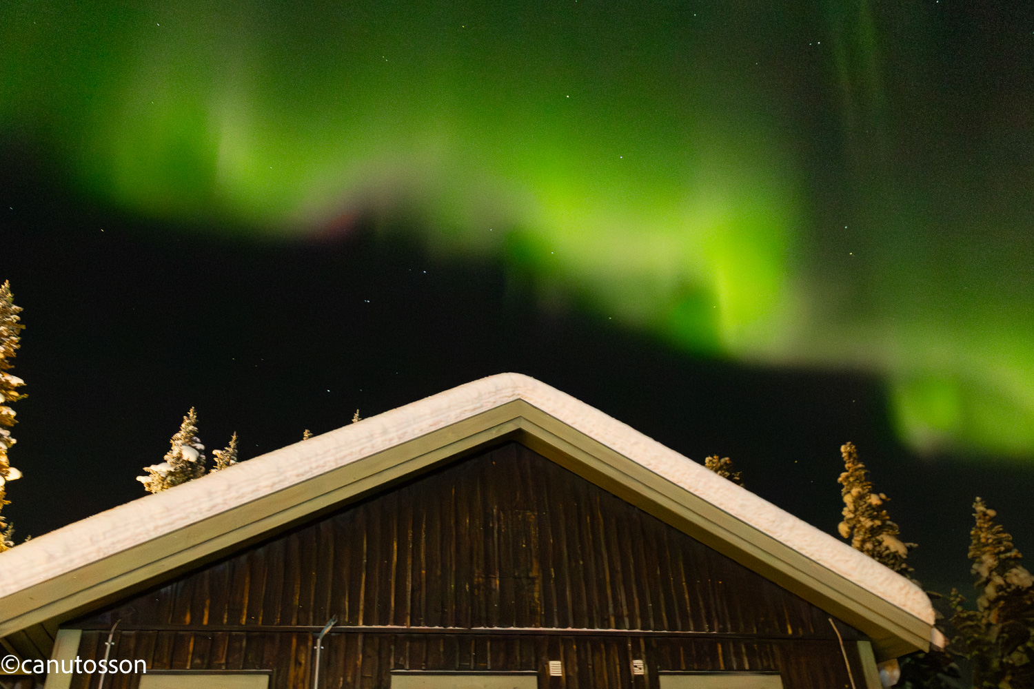 Jukkasjärvi/Kiruna, auroa boreal 1