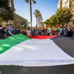 Bandera palestina usada oficialmente a partir del 15 de noviembre de 1988