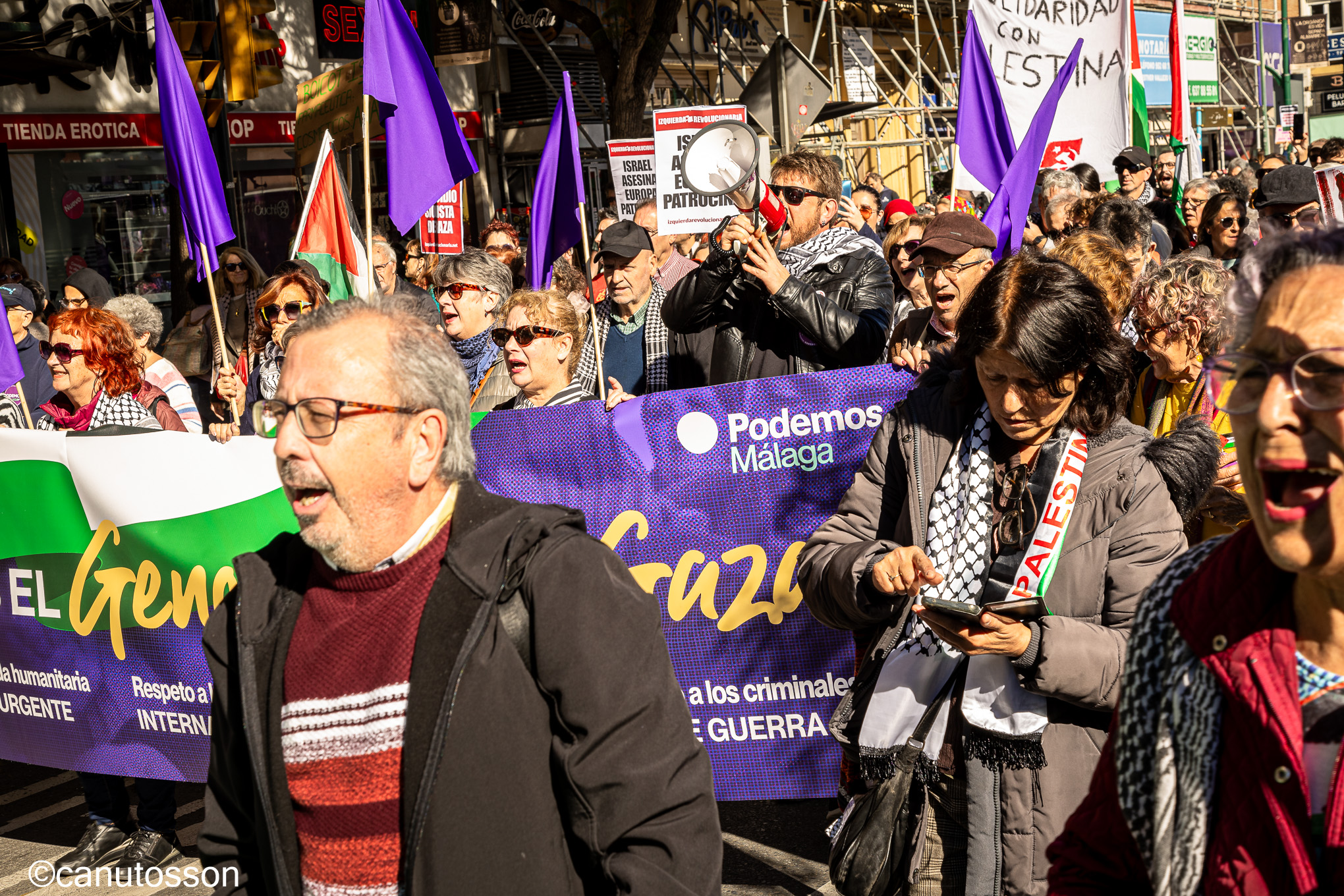 Podemos se mnoviliza por la causa de Palestina