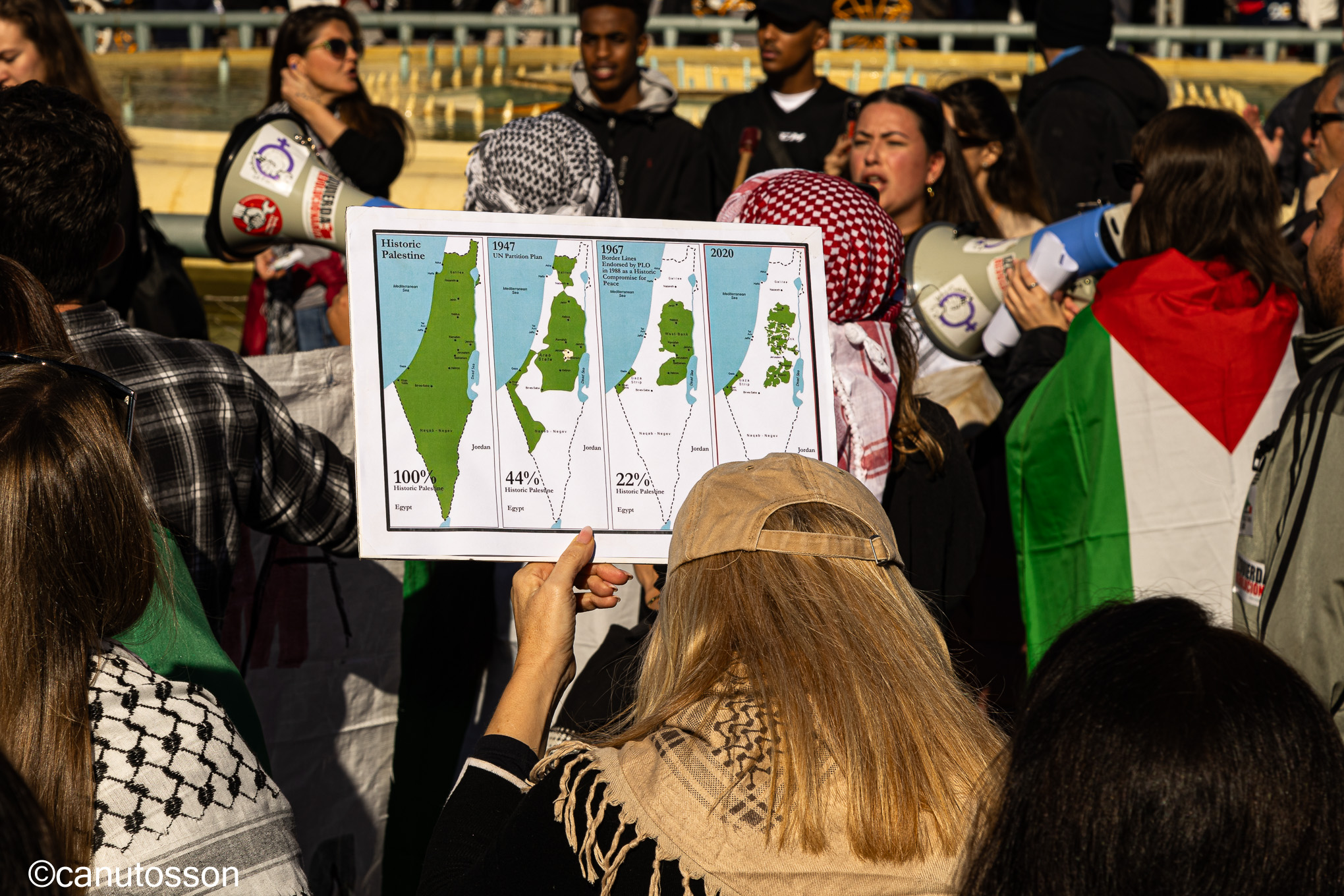 Evolución de la ilegal anexión del territorio palestino por el estado israelita.