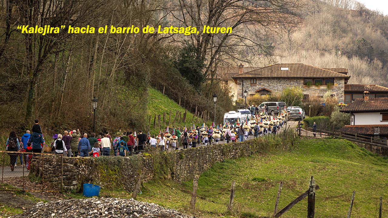 Kalejira hacia el barrio de Latsaga