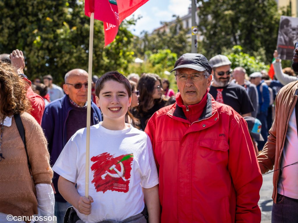 Dos generación por la libertad, 1º Maio, Lisboa.