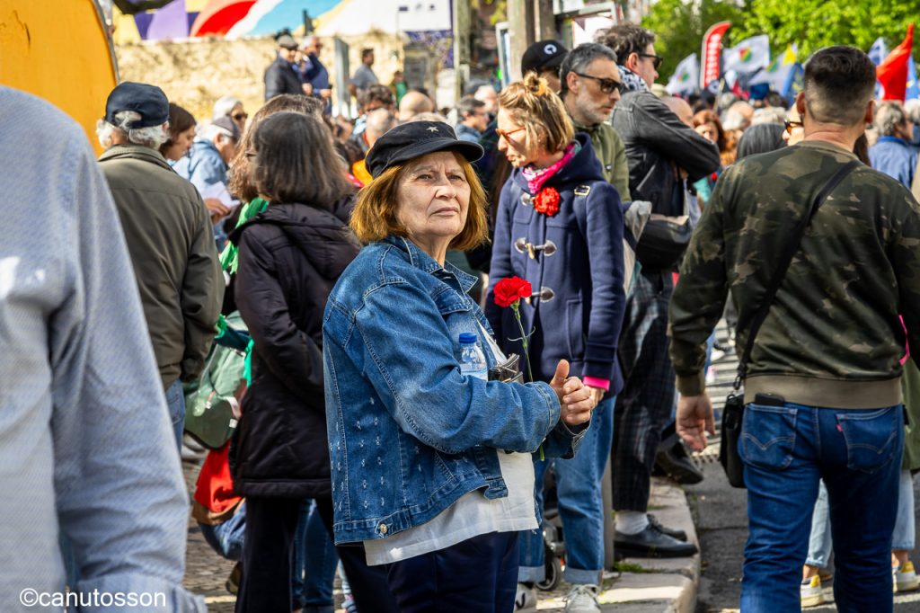 Veterana en el 1º Maio, Lisboa