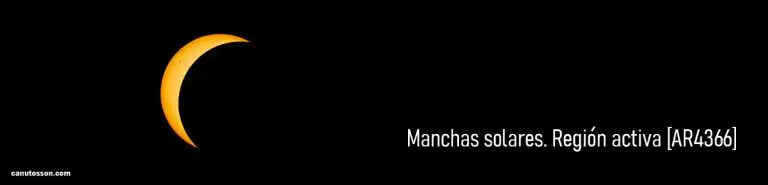 El sol mostrando algunas manchas negras.